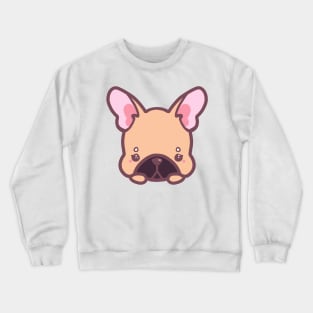 Brown French bulldog breed kawaii cute adorable Crewneck Sweatshirt